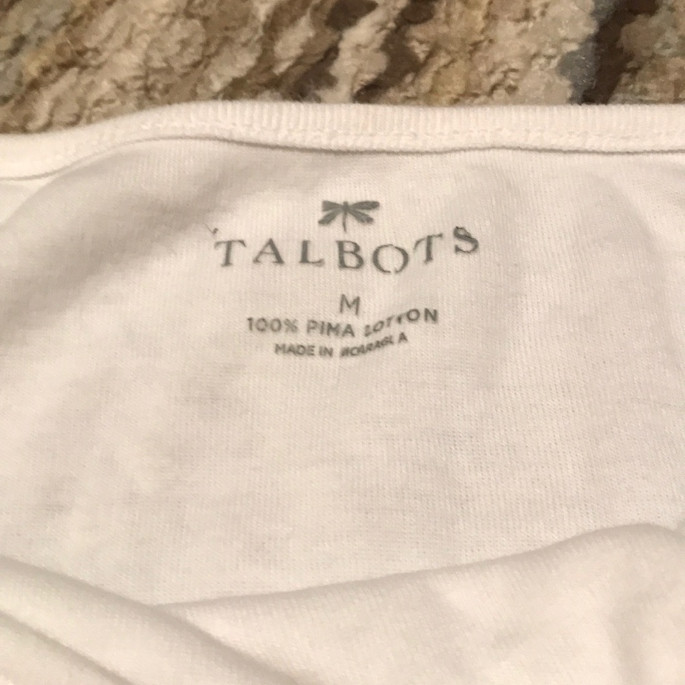 Talbots white tee - Picture 2 of 2